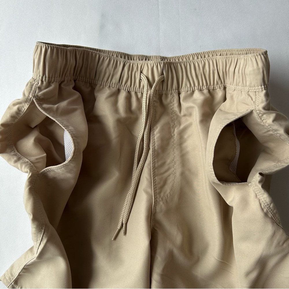 ASOS Men’s Tan Swim Trunks - Picture 3 of 9
